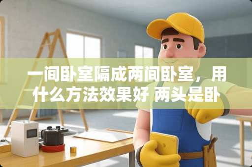 一间卧室隔成两间卧室，用什么方法效果好 两头是卧室，客厅在中间，怎么设计装修才能又采光又美观