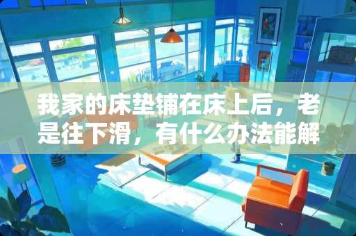 我家的床垫铺在床上后，老是往下滑，有什么办法能解决吗？