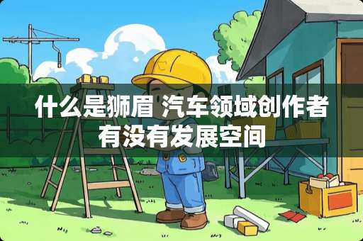 什么是狮眉 汽车领域创作者有没有发展空间