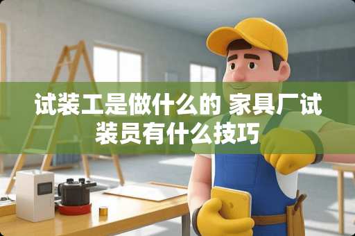 试装工是做什么的 家具厂试装员有什么技巧
