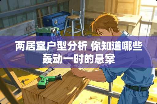 两居室户型分析 你知道哪些轰动一时的悬案