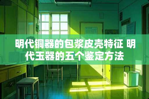 明代铜器的包浆皮壳特征 明代玉器的五个鉴定方法