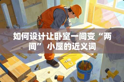 如何设计让卧室一间变“两间” 小屋的近义词