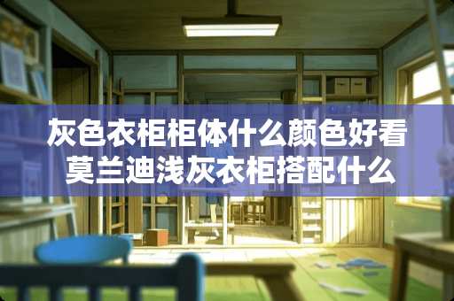 灰色衣柜柜体什么颜色好看 莫兰迪浅灰衣柜搭配什么墙漆