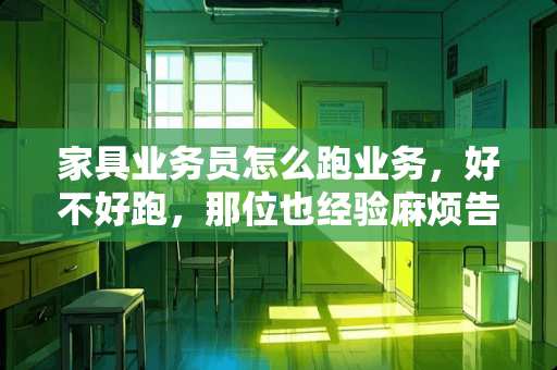 家具业务员怎么跑业务，好不好跑，那位也经验麻烦告知下 全屋定制业务员最开始怎么跑市场