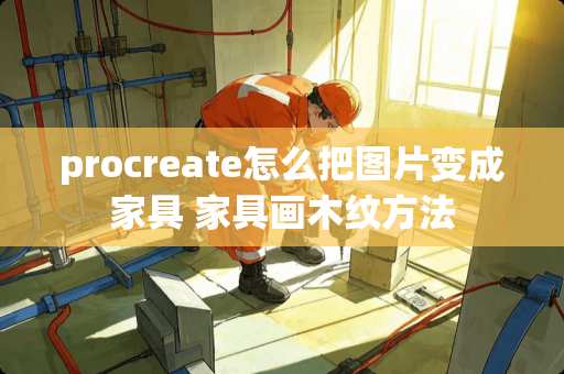 procreate怎么把图片变成家具 家具画木纹方法