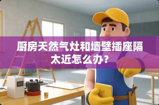 厨房天然气灶和墙壁插座隔太近怎么办？