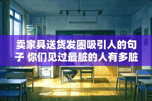 卖家具送货发圈吸引人的句子 你们见过最脏的人有多脏