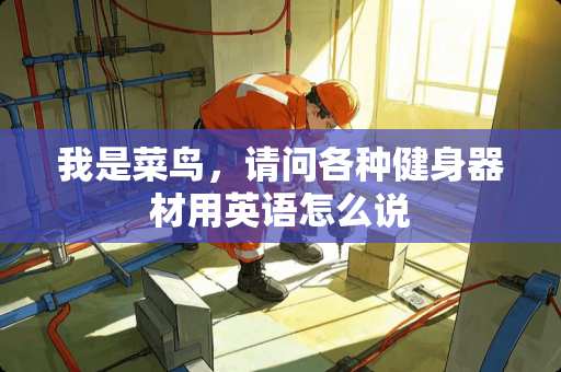 我是菜鸟，请问各种健身器材用英语怎么说