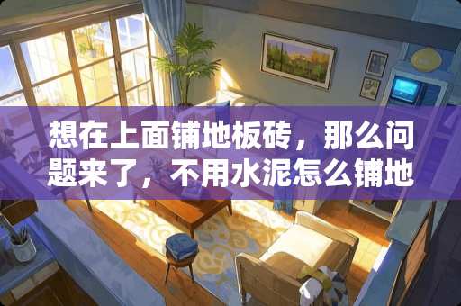 想在上面铺地板砖，那么问题来了，不用水泥怎么铺地砖 不用沙子水泥铺瓷砖可以吗