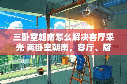 三卧室朝南怎么解决客厅采光 两卧室朝南，客厅、厨房、儿童房朝北，户型好不好