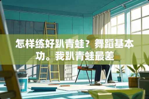 怎样练好趴青蛙？舞蹈基本功。我趴青蛙最差