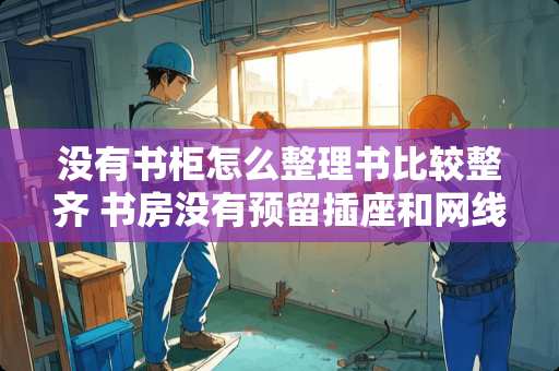 没有书柜怎么整理书比较整齐 书房没有预留插座和网线怎么办