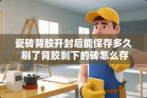 瓷砖背胶开封后能保存多久 刷了背胶剩下的砖怎么存放能用吗