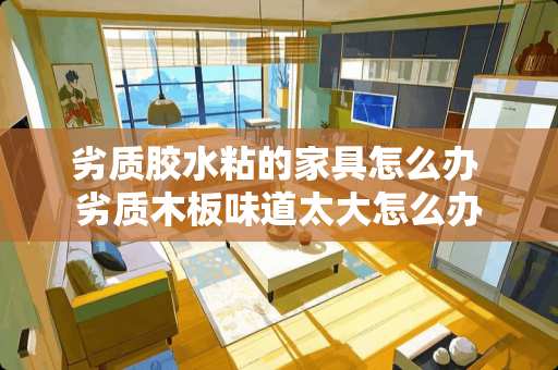 劣质胶水粘的家具怎么办 劣质木板味道太大怎么办