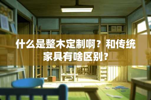 什么是整木定制啊？和传统家具有啥区别？
