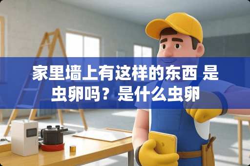 家里墙上有这样的东西 是虫卵吗？是什么虫卵