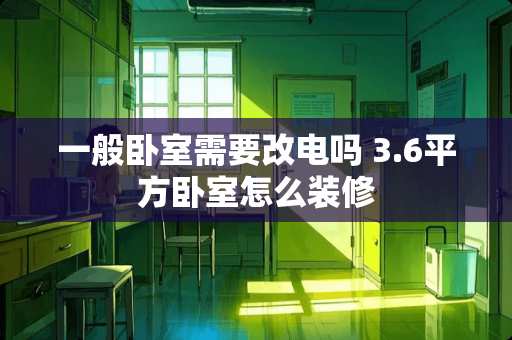 一般卧室需要改电吗 3.6平方卧室怎么装修