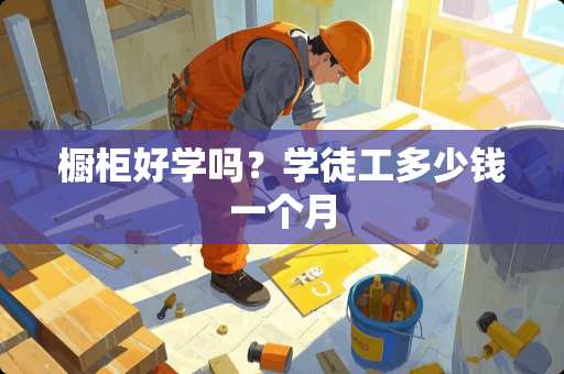 橱柜好学吗？学徒工多少钱一个月