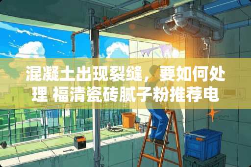 混凝土出现裂缝，要如何处理 福清瓷砖腻子粉推荐电话