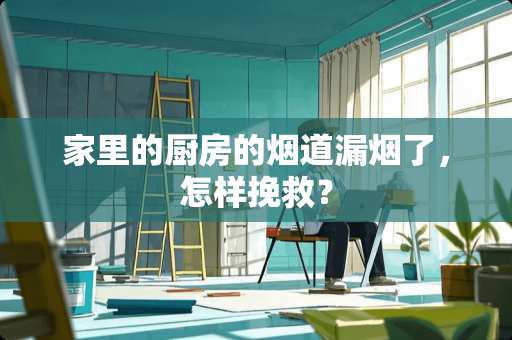 家里的厨房的烟道漏烟了，怎样挽救？