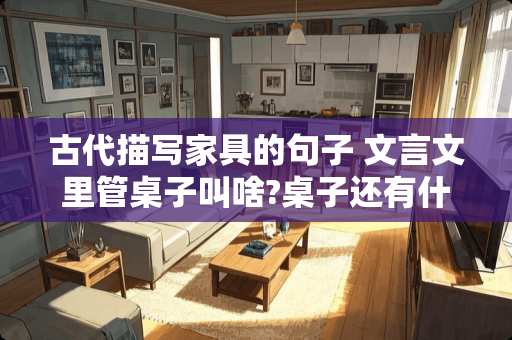 古代描写家具的句子 文言文里管桌子叫啥?桌子还有什么同义词