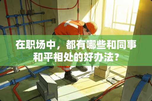 在职场中，都有哪些和同事和平相处的好办法？