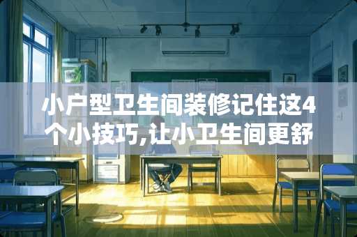 小户型卫生间装修记住这4个小技巧,让小卫生间更舒适!