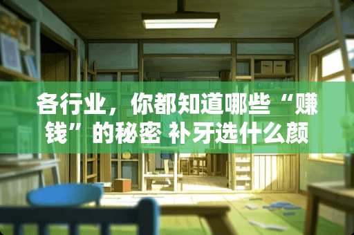 各行业，你都知道哪些“赚钱”的秘密 补牙选什么颜色瓷砖