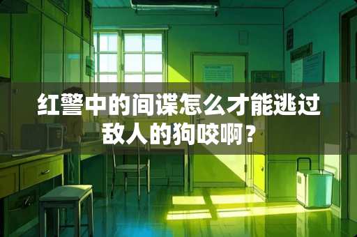 红警中的**怎么才能逃过敌人的狗咬啊？