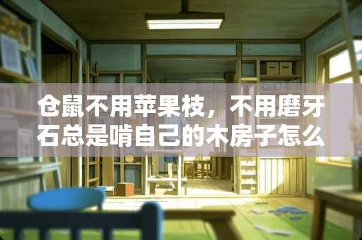 仓鼠不用苹果枝，不用磨牙石总是啃自己的木房子怎么办？