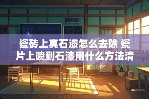 瓷砖上真石漆怎么去除 瓷片上喷到石漆用什么方法清除