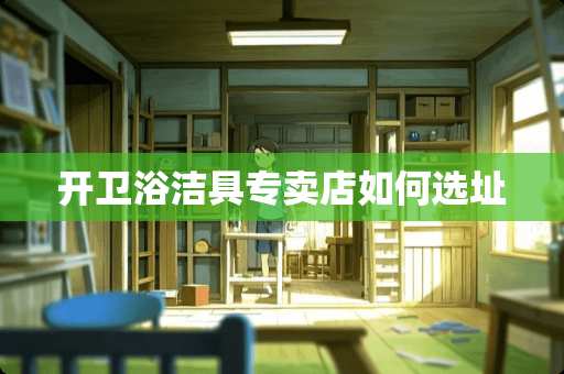 开卫浴洁具专卖店如何选址