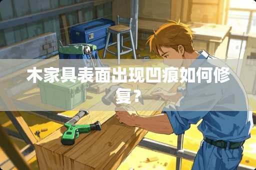 木家具表面出现凹痕如何修复？