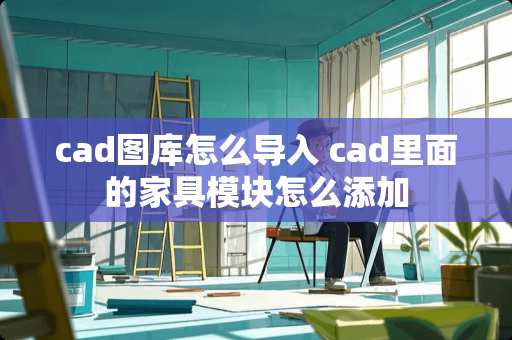 cad图库怎么导入 cad里面的家具模块怎么添加