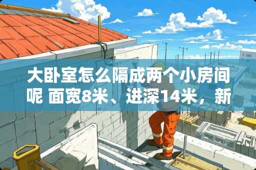 大卧室怎么隔成两个小房间呢 面宽8米、进深14米，新中式小别墅怎么设计好