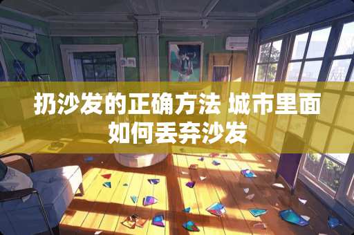 扔沙发的正确方法 城市里面如何丢弃沙发