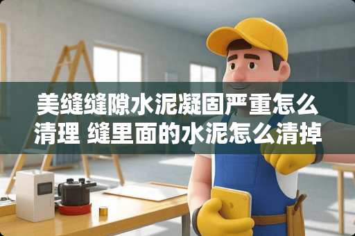 美缝缝隙水泥凝固严重怎么清理 缝里面的水泥怎么清掉