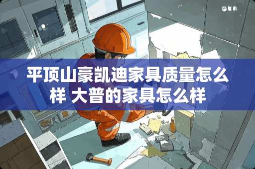 平顶山豪凯迪家具质量怎么样 大普的家具怎么样