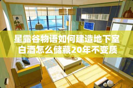 星露谷物语如何建造地下室 白酒怎么储藏20年不变质