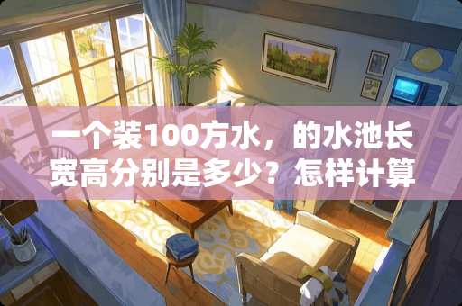 一个装100方水，的水池长宽高分别是多少？怎样计算？