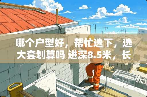 哪个户型好，帮忙选下，选大套划算吗 进深8.5米，长17米，如何设计房间布局图