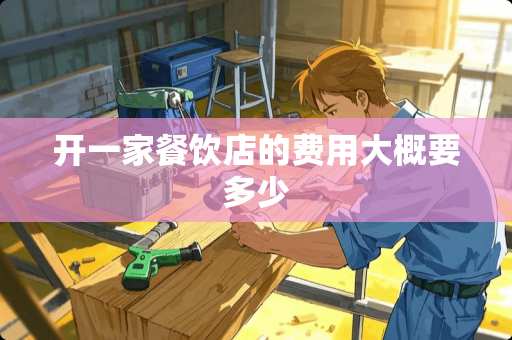 开一家餐饮店的费用大概要多少