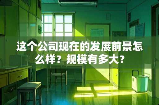这个公司现在的发展前景怎么样？规模有多大？