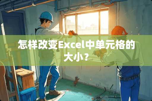怎样改变Excel中单元格的大小？