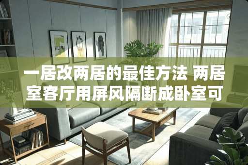 一居改两居的最佳方法 两居室客厅用屏风隔断成卧室可以吗
