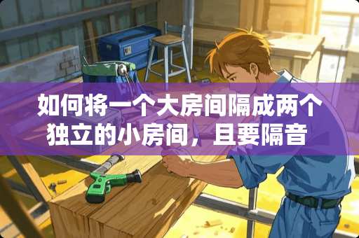 如何将一个大房间隔成两个独立的小房间，且要隔音 房屋格局不太好，怎么改动一下