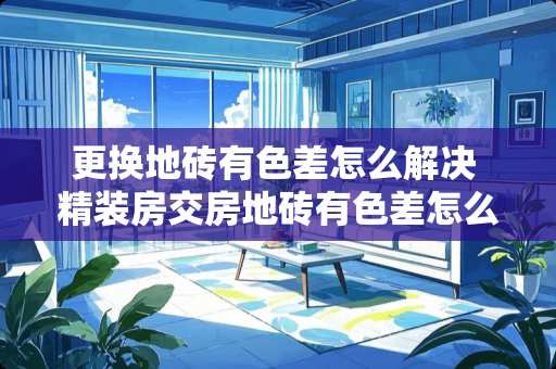 更换地砖有色差怎么解决 精装房交房地砖有色差怎么办