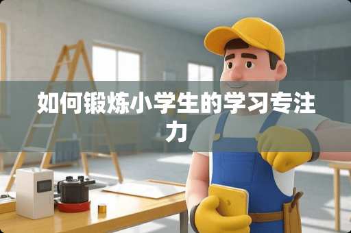 如何锻炼小学生的学习专注力