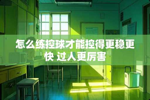 怎么练控球才能控得更稳更快 过人更厉害